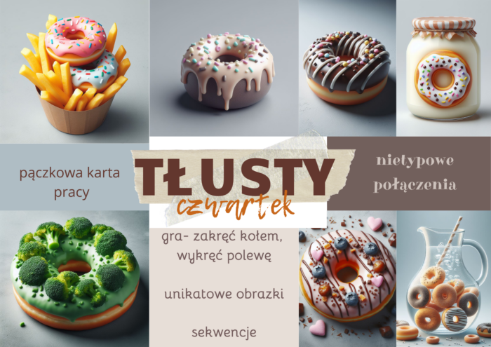 Tłusty Czwartek- karty