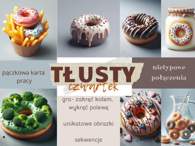 Tłusty Czwartek- karty