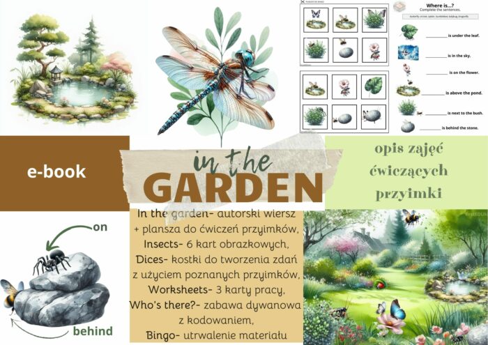 In the GARDEN- prepositions