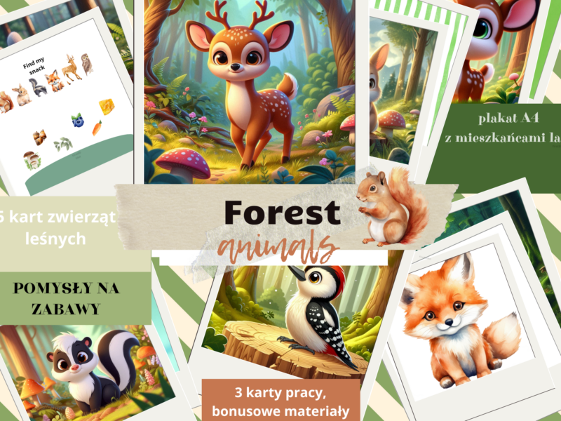 Forest Animals- pomysły na zajęcia