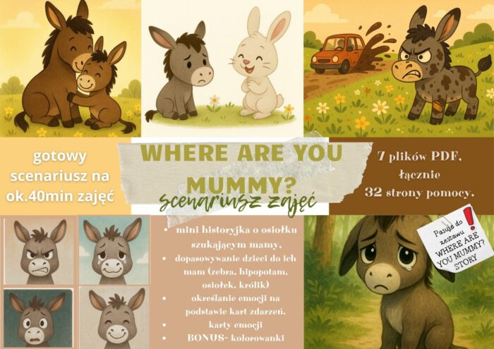 WHERE ARE YOU MUMMY- scenariusz zajęć