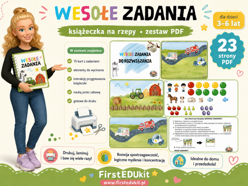 Wesołe zadania- książka aktywności