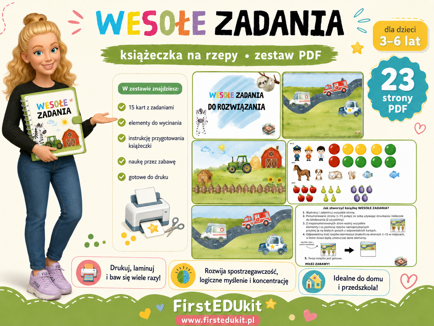 Wesołe zadania- książka aktywności